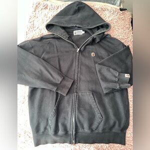 Bape Crystal Black Full Zip Hoodie